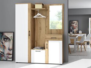 Nagi LODEREN-dąb artisan oak / biały