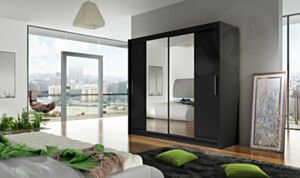 Riidekapp LONDON II-czarny