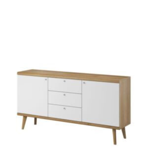 Kummut PRIME PKSZ160-dąb riviera / biały